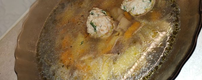Суп с фрикадельками: пошаговый рецепт с фото